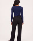 PANTALON TAILLE BASSE - CLEO - NOIR PANTALON NEW KOOKAI Mode Kookai