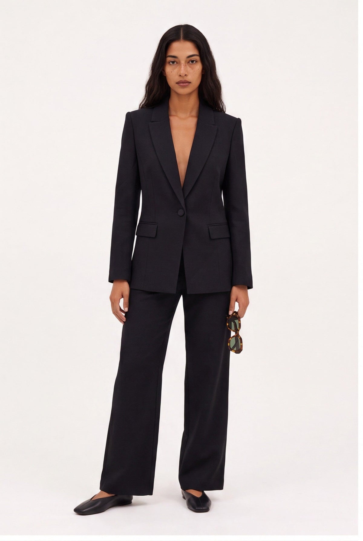PANTALON TAILLE BASSE - CLEO - NOIR PANTALON NEW KOOKAI Mode Kookai