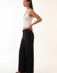 PANTALON TAILLE BASSE - CLEO - NOIR PANTALON NEW KOOKAI Mode Kookai