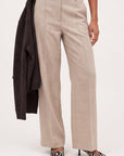 PANTALON TAILLE BASSE - CLEO - SABLE PANTALON NEW KOOKAI Mode Kookai