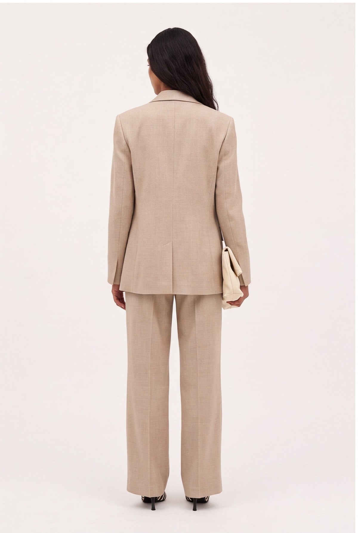 PANTALON TAILLE BASSE - CLEO - SABLE PANTALON NEW KOOKAI Mode Kookai