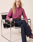 PANTALON TAILLE BASSE - DUFFY - NAVY PANTALON NEW KOOKAI Mode Kookai