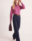 PANTALON TAILLE BASSE - DUFFY - NAVY PANTALON NEW KOOKAI Mode Kookai