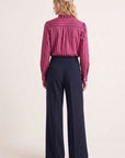 PANTALON TAILLE BASSE - DUFFY - NAVY PANTALON NEW KOOKAI Mode Kookai