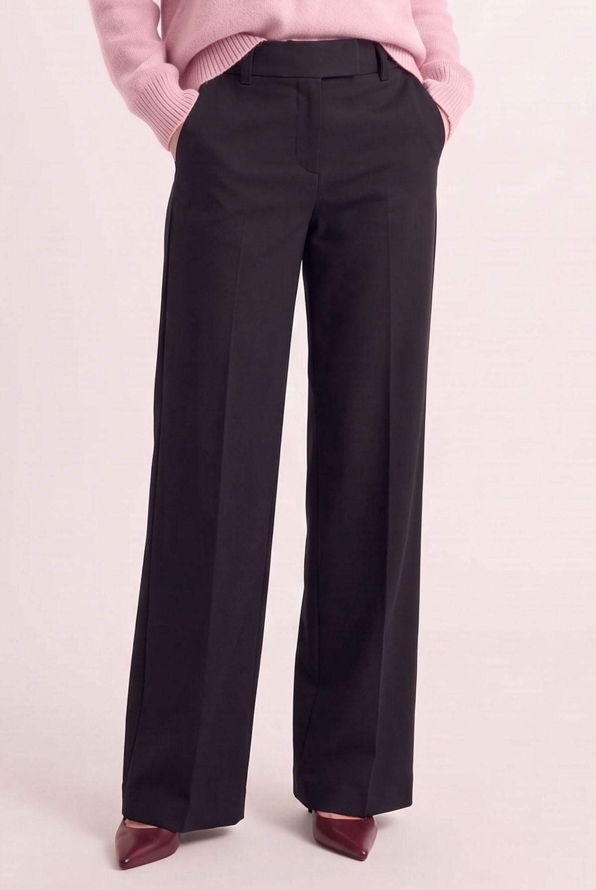 PANTALON TAILLE BASSE - DUFFY - NOIR PANTALON NEW KOOKAI Mode Kookai