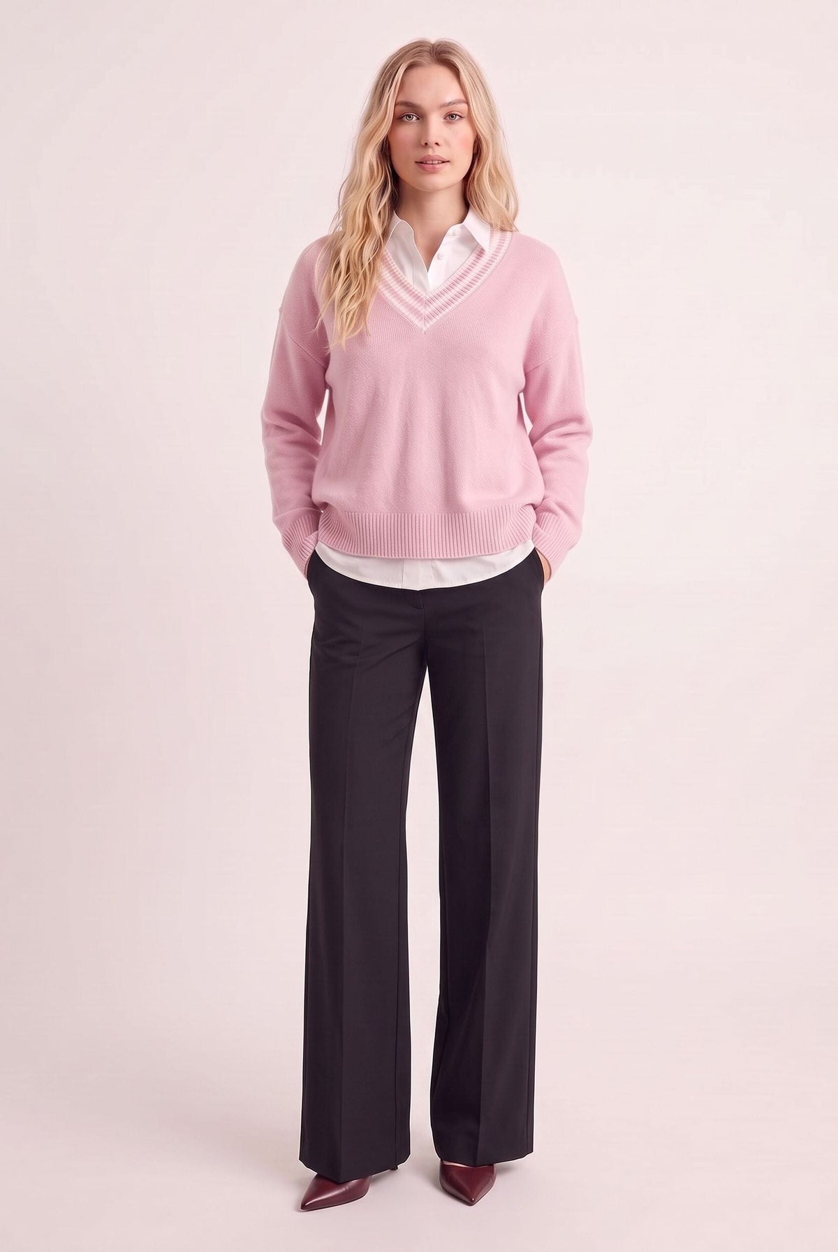 PANTALON TAILLE BASSE - DUFFY - NOIR PANTALON NEW KOOKAI Mode Kookai