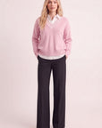 PANTALON TAILLE BASSE - DUFFY - NOIR PANTALON NEW KOOKAI Mode Kookai
