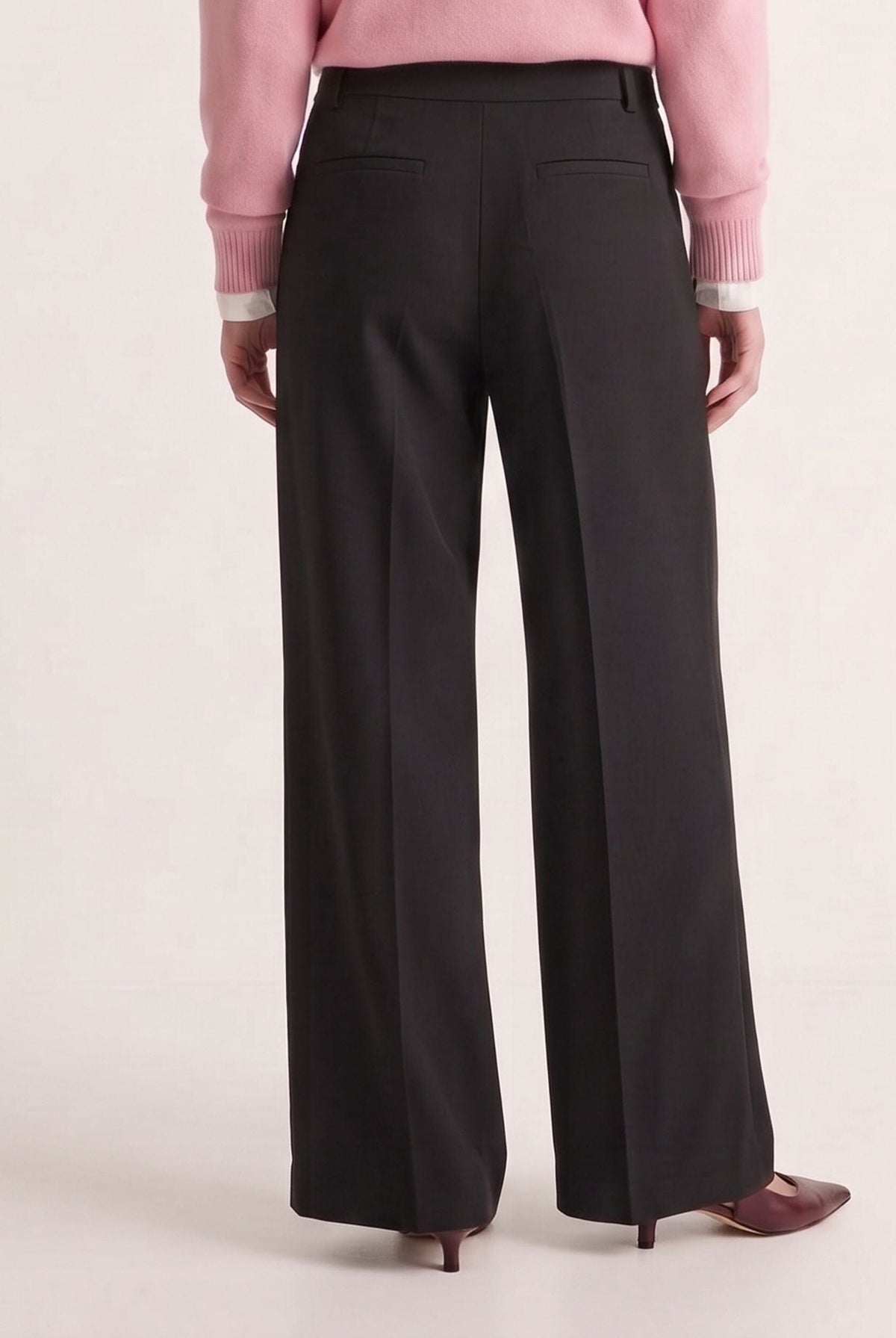 PANTALON TAILLE BASSE - DUFFY - NOIR PANTALON NEW KOOKAI Mode Kookai