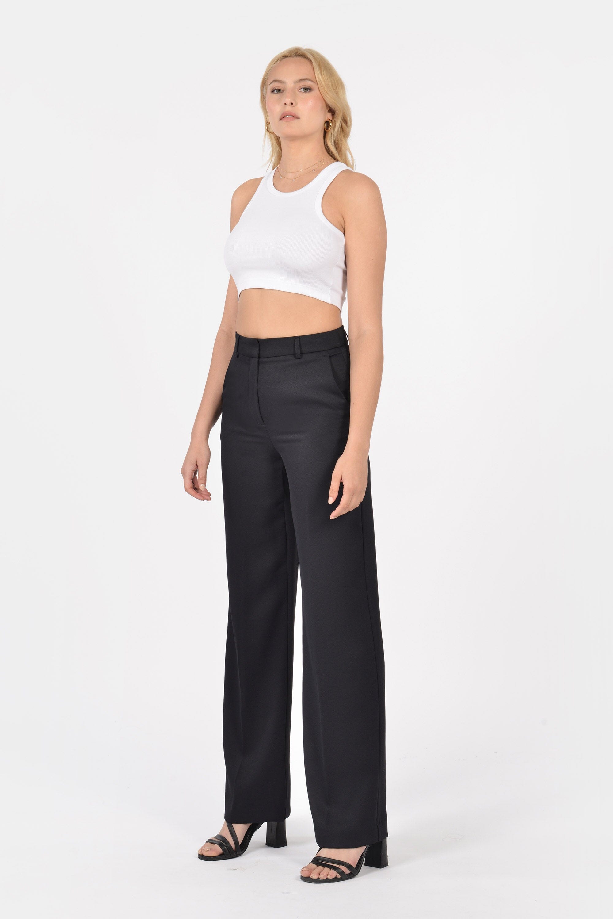 PANTALON TAILLE BASSE KOBE Black PANTALON KOOKAI Mode Kookai