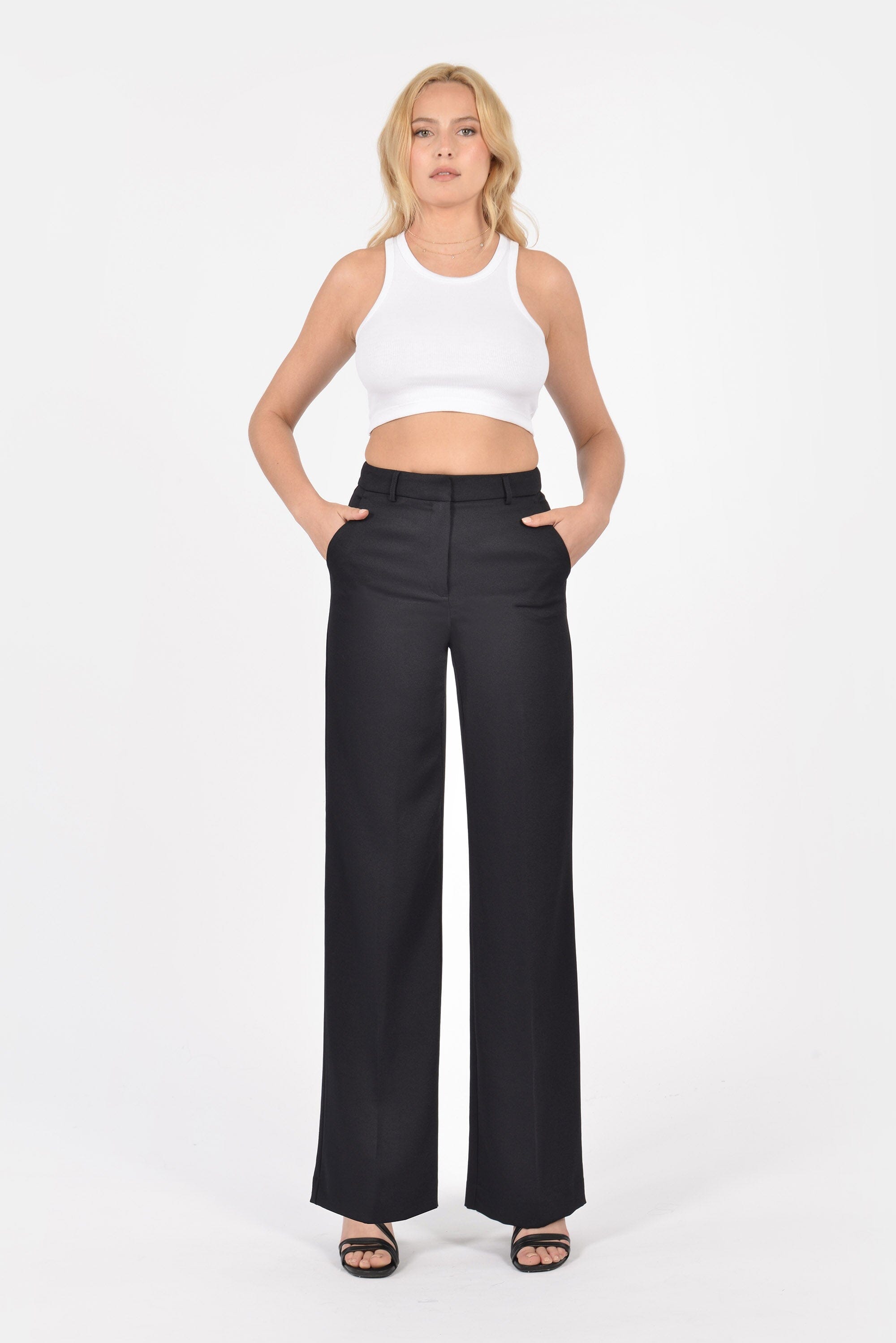 PANTALON TAILLE BASSE KOBE Black PANTALON KOOKAI Mode Kookai