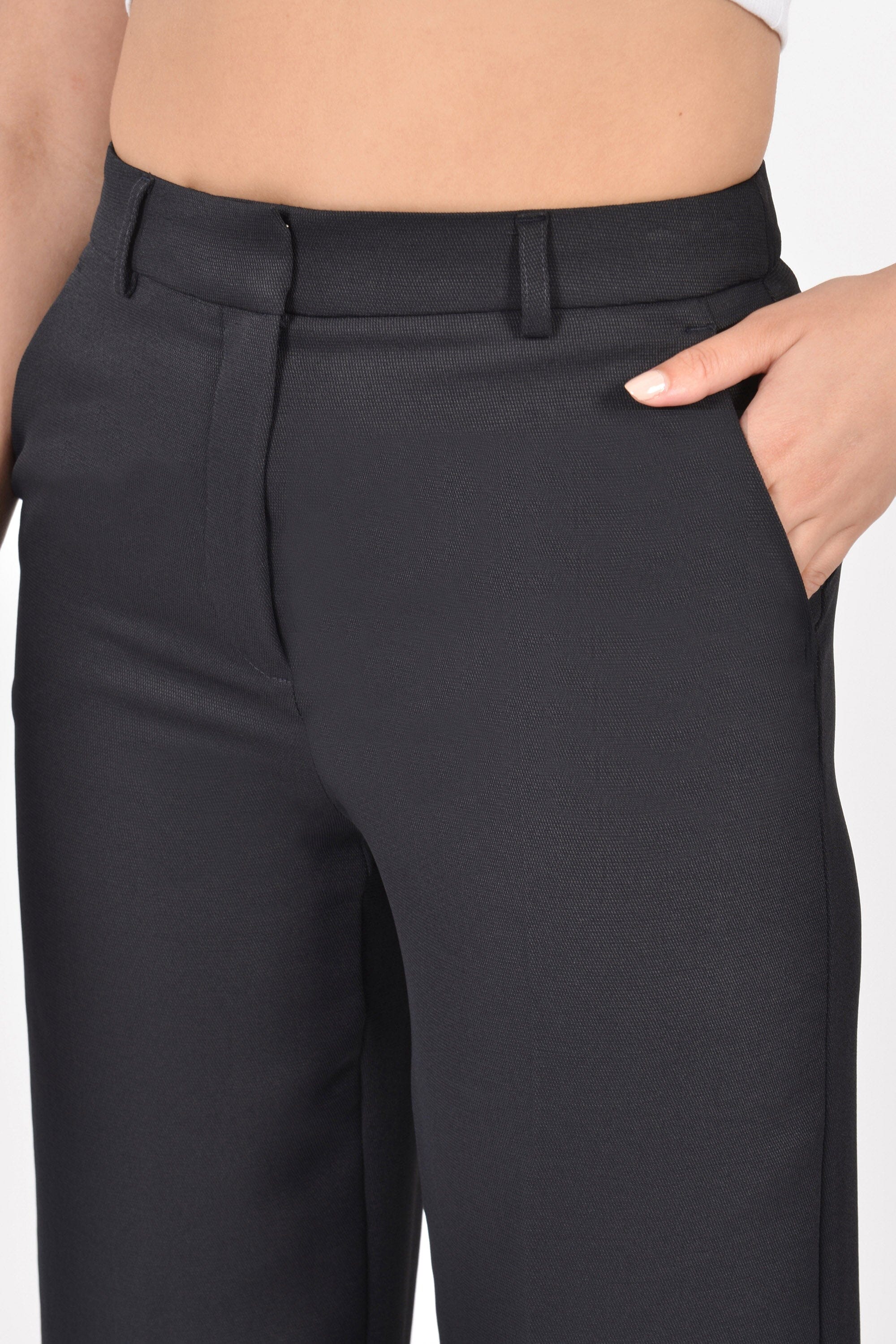 PANTALON TAILLE BASSE KOBE Black PANTALON KOOKAI Mode Kookai