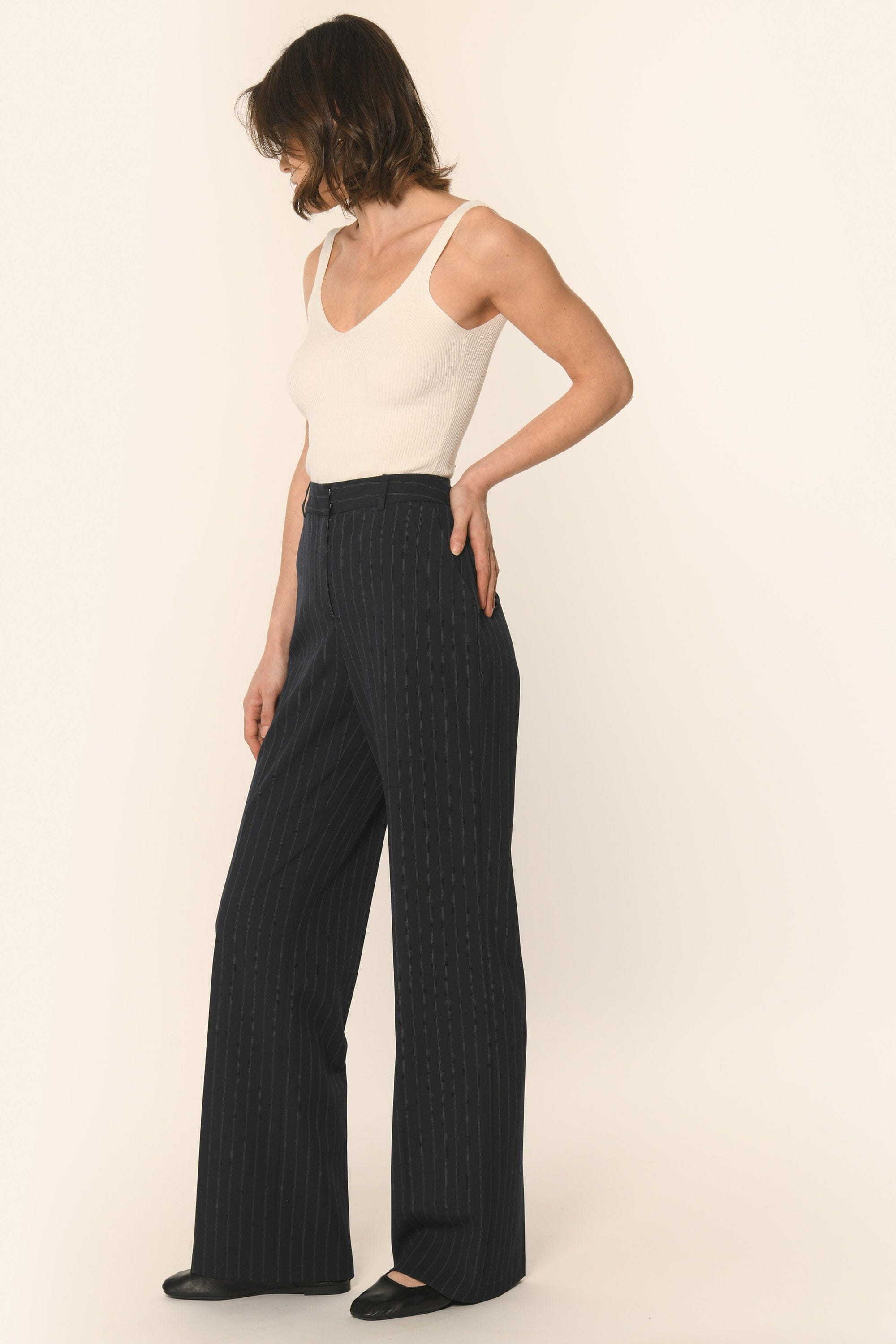 PANTALON TAILLE BASSE - MARINE - AMY PANTALON NEW KOOKAI Mode Kookai