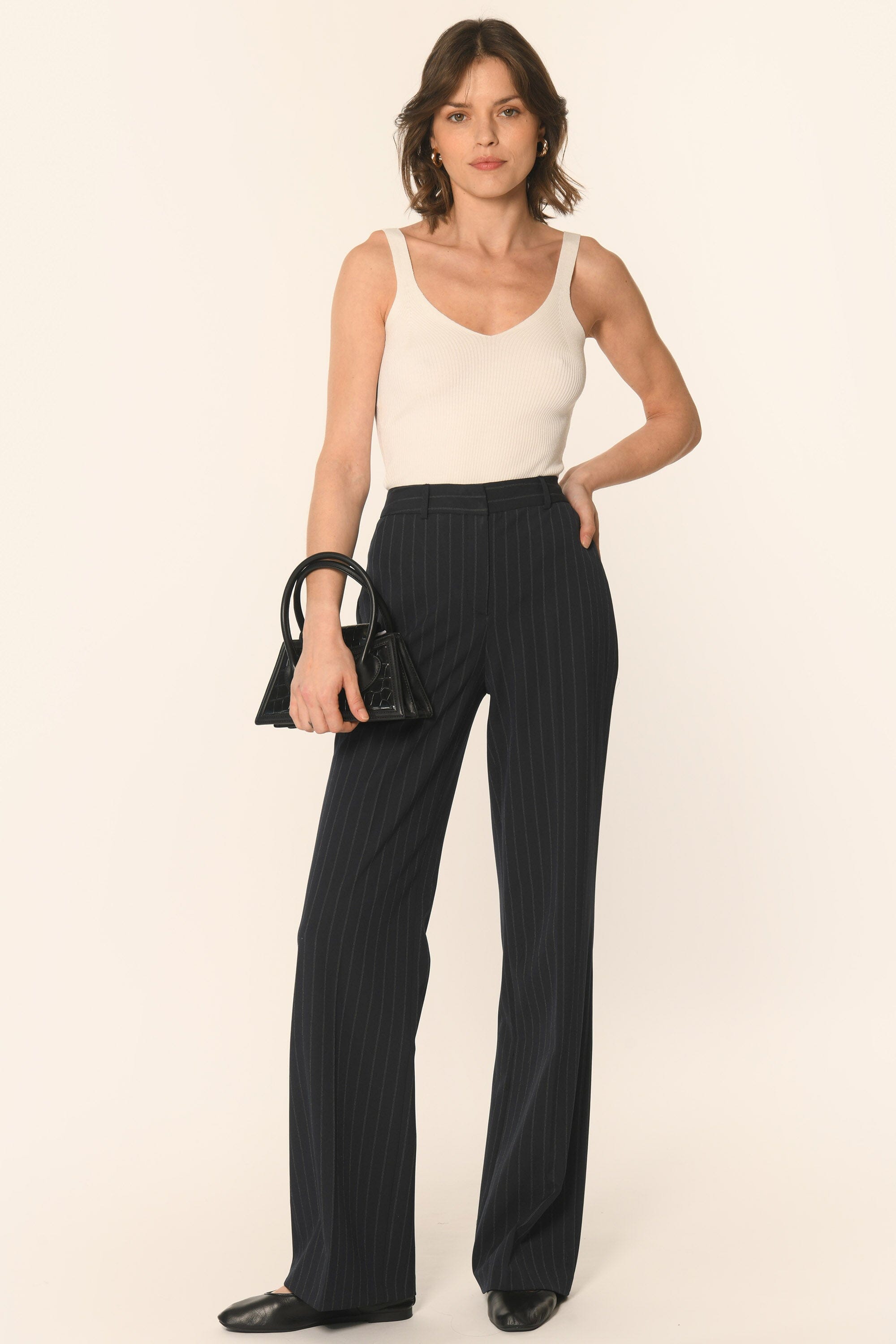 PANTALON TAILLE BASSE - MARINE - AMY PANTALON NEW KOOKAI Mode Kookai