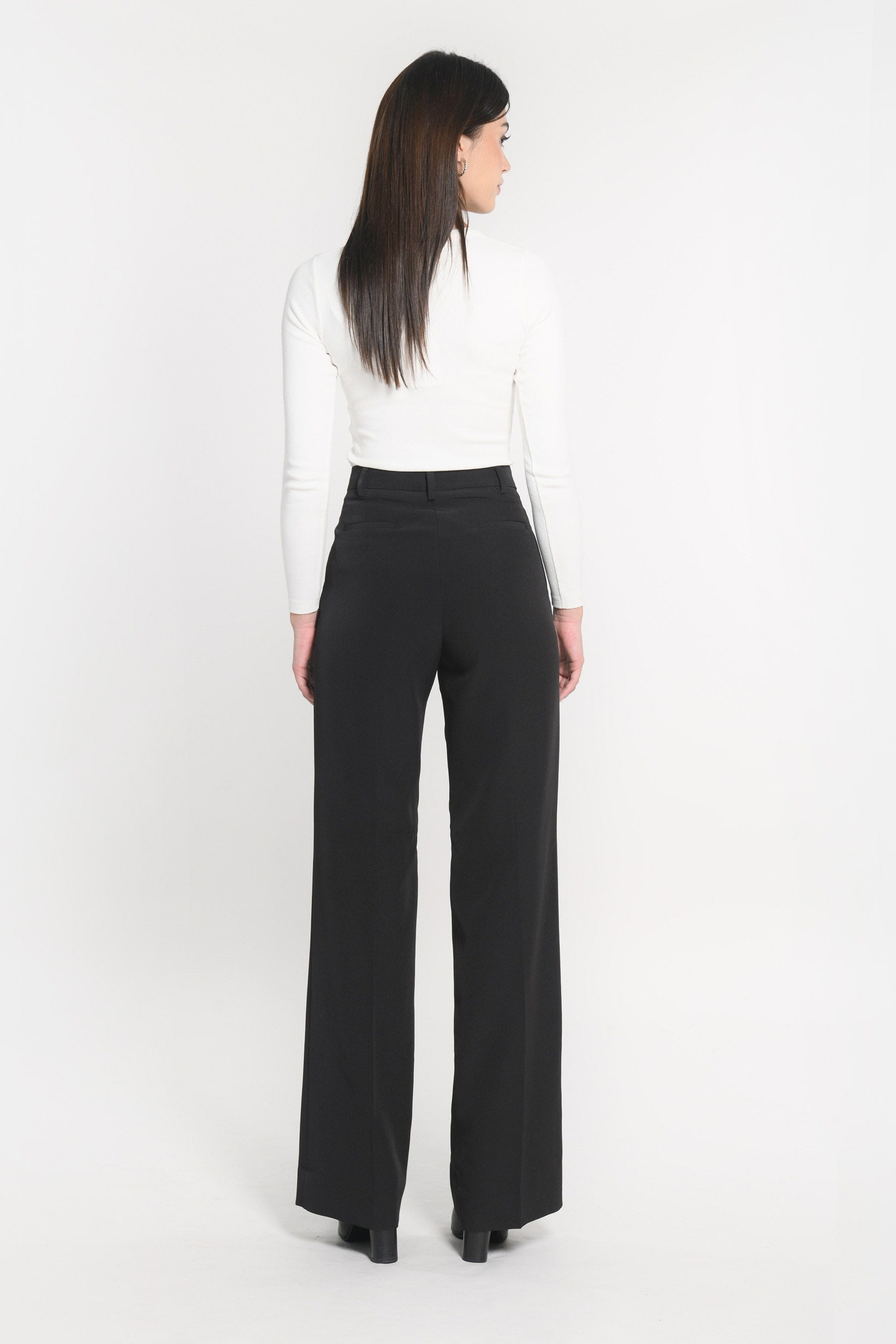 PANTALON TAILLE BASSE MATHILDA NOIR PANTALON KOOKAI Mode Kookai