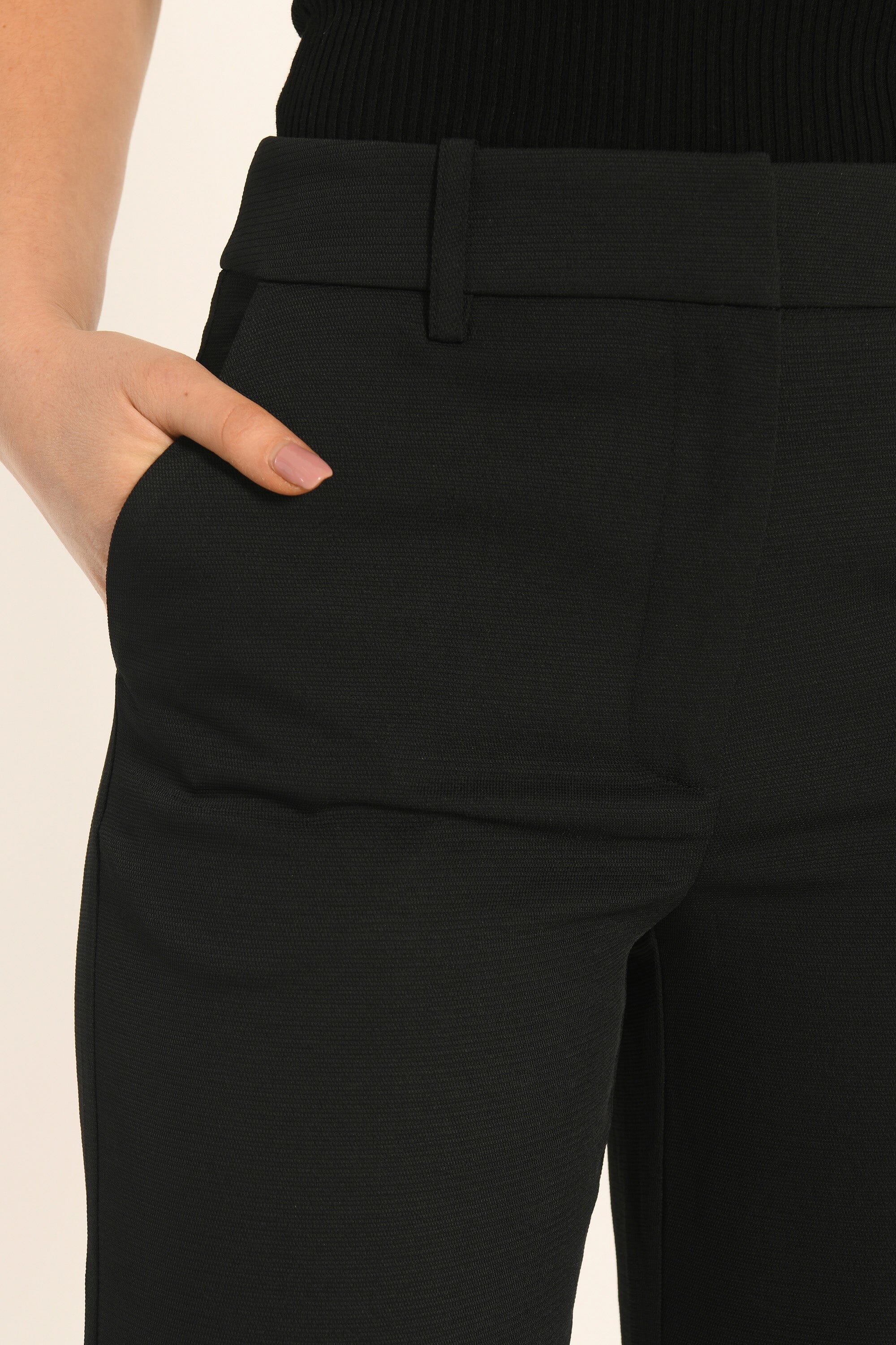 PANTALON TAILLE BASSE - NOIR - ALBA PANTALON NEW KOOKAI Mode Kookai