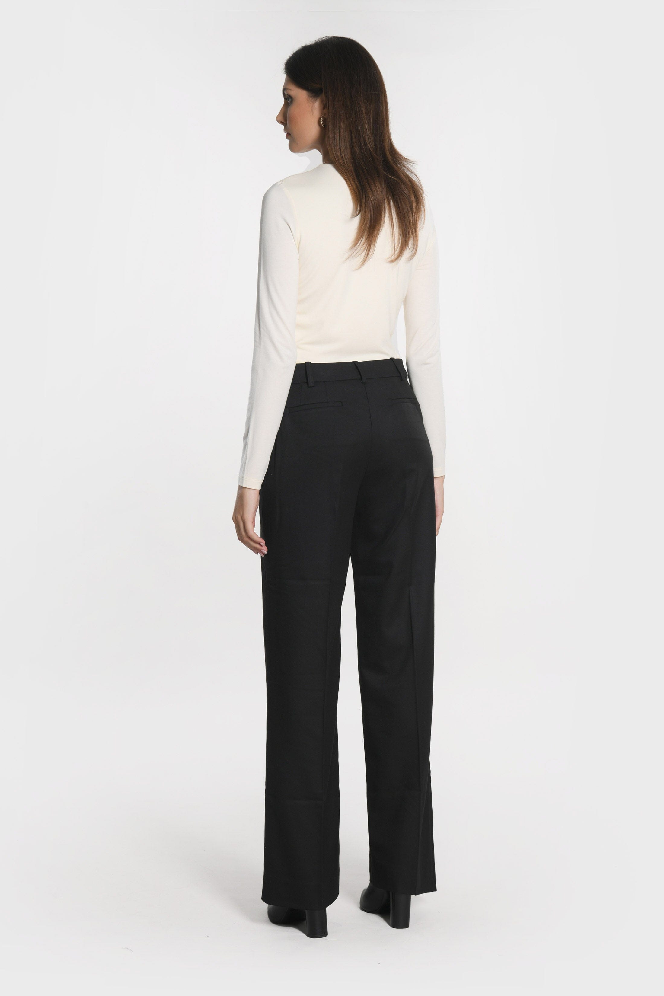PANTALON TAILLE BASSE SHEILA NOIR PANTALON KOOKAI Mode Kookai