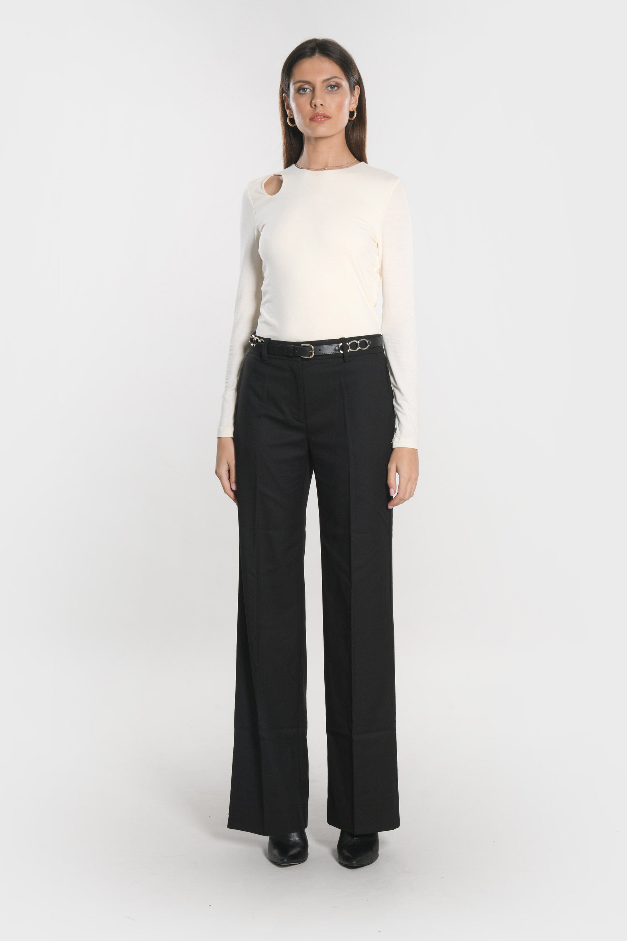 PANTALON TAILLE BASSE SHEILA NOIR PANTALON KOOKAI Mode Kookai