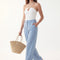 PANTALON TAILLE HAUTE - CLEO - AZUR PANTALON NEW KOOKAI Mode Kookai