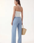 PANTALON TAILLE HAUTE - CLEO - AZUR PANTALON NEW KOOKAI Mode Kookai