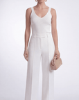 PANTALON TAILLE HAUTE - CLEO - BLANC PANTALON NEW KOOKAI Mode Kookai