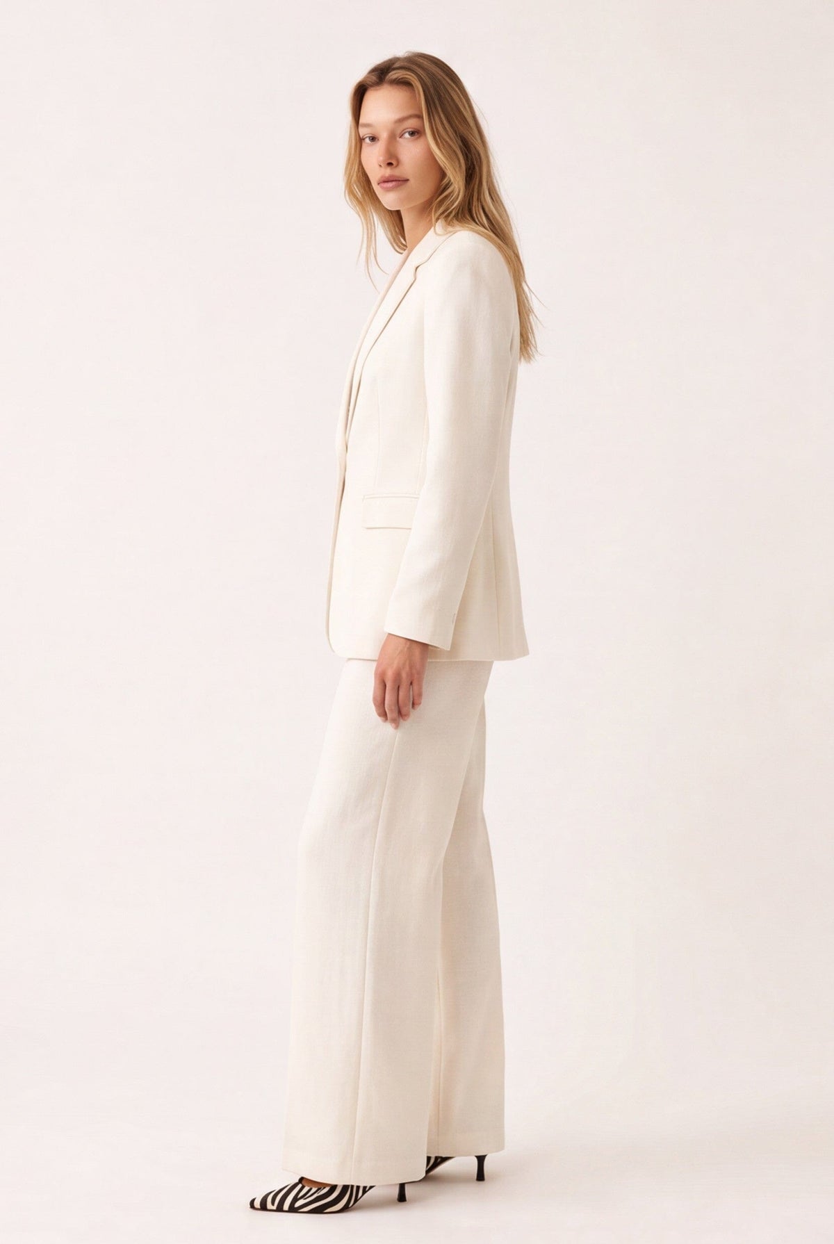 PANTALON TAILLE HAUTE - CLEO - BLANC PANTALON NEW KOOKAI Mode Kookai