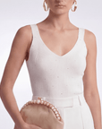 PANTALON TAILLE HAUTE - CLEO - BLANC PANTALON NEW KOOKAI Mode Kookai