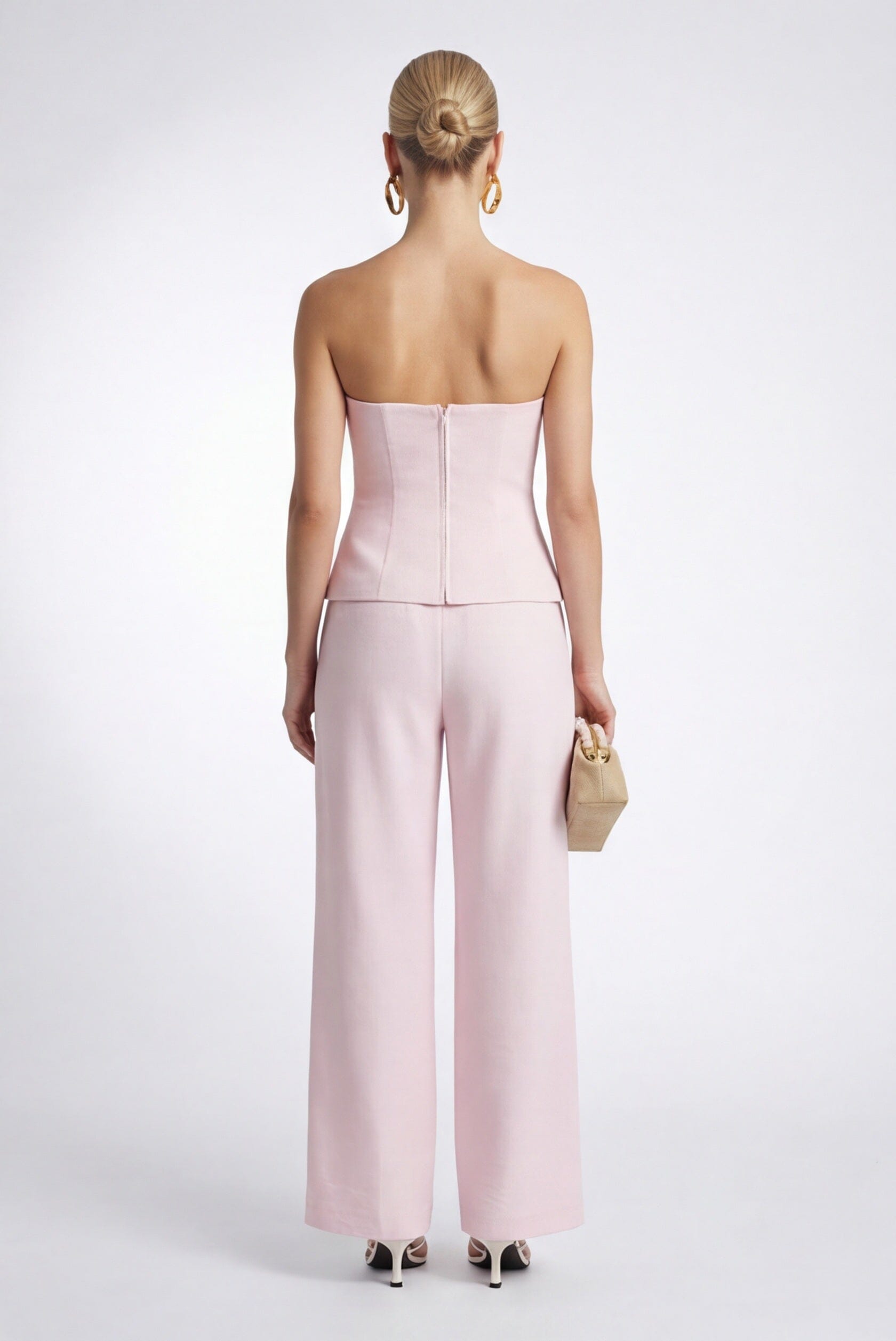 PANTALON TAILLE HAUTE - CLEO - POUDRE PANTALON NEW KOOKAI Mode Kookai