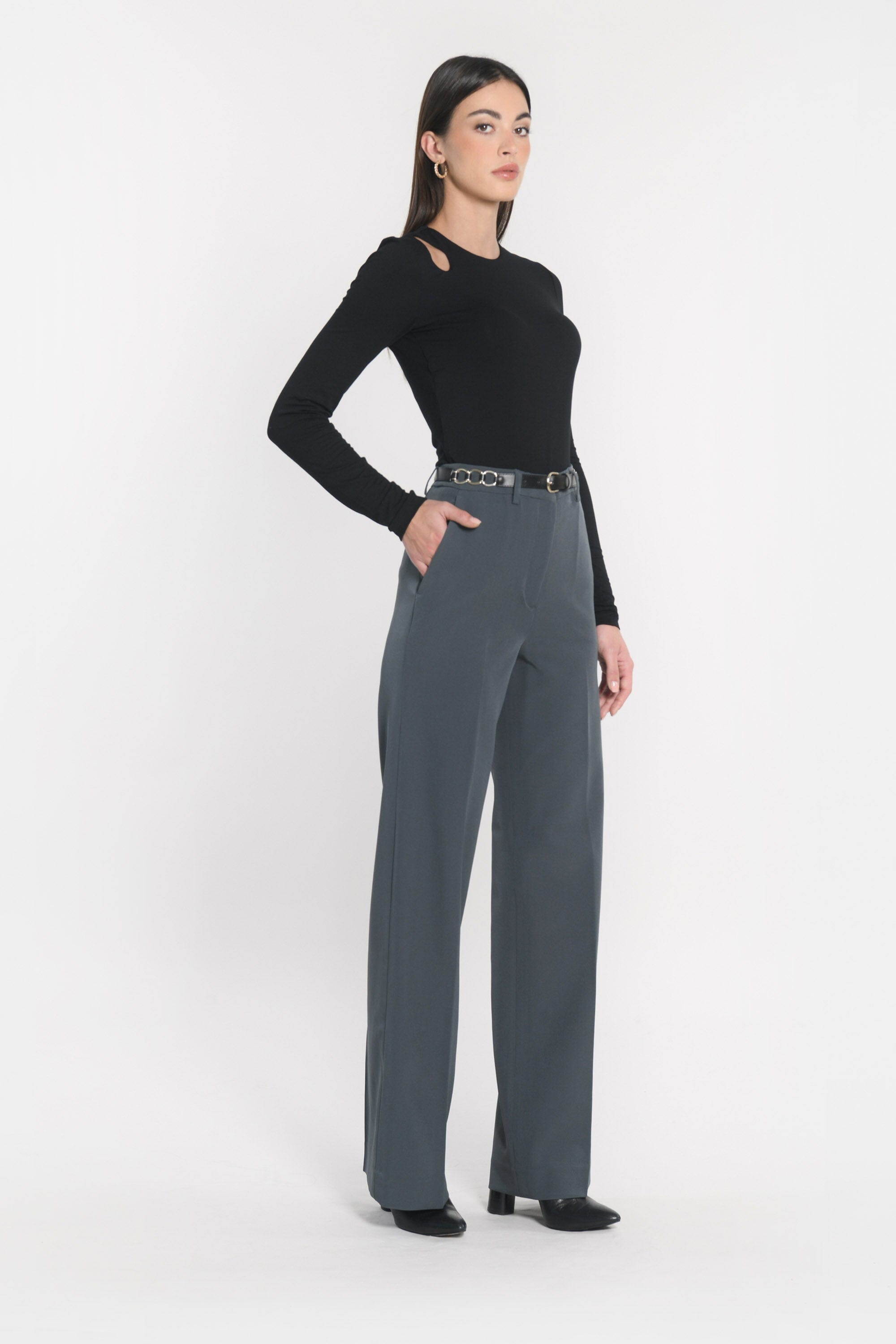 PANTALON TAILLE HAUTE MATHILDA MIRAGE PANTALON KOOKAI Mode Kookai