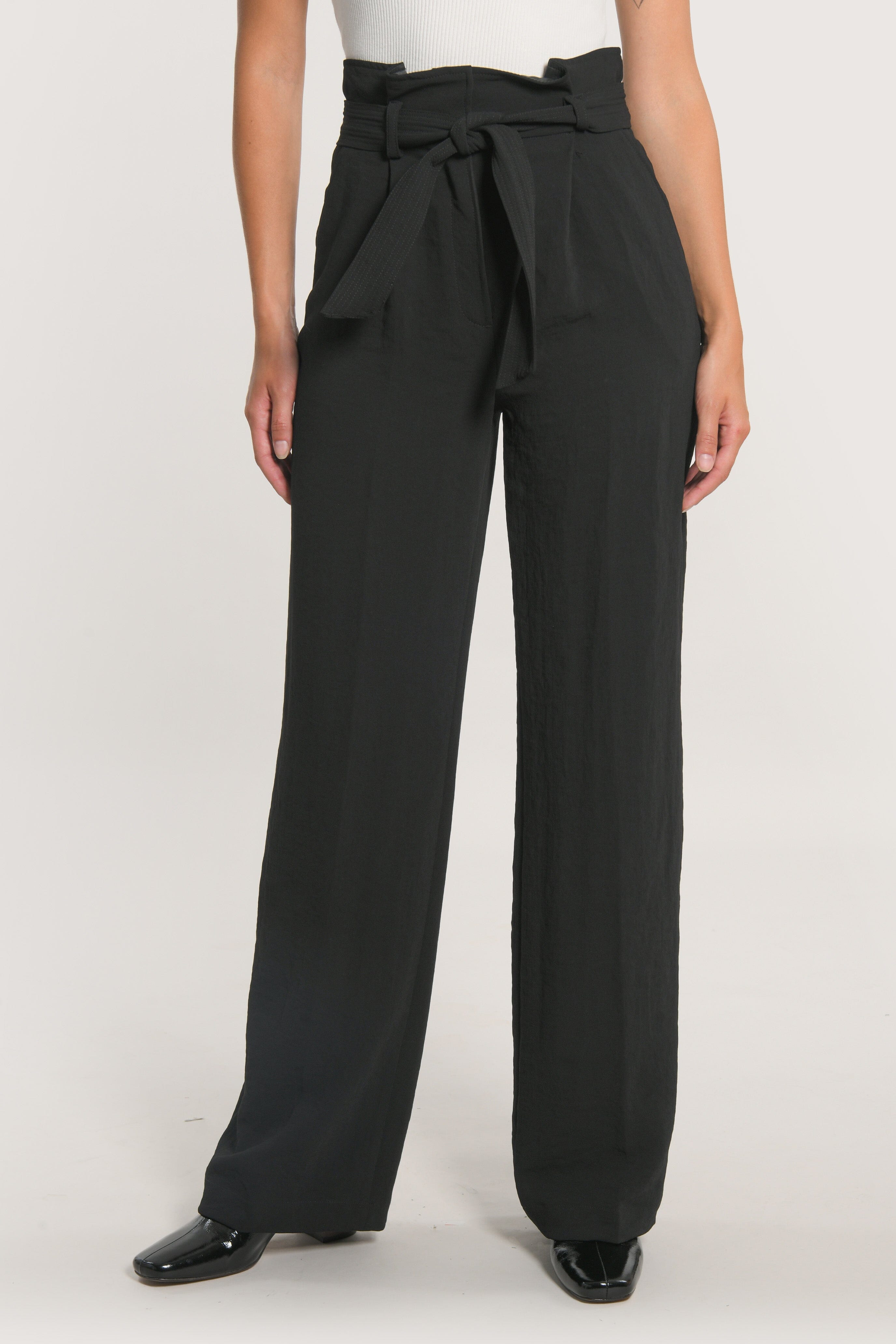 PANTALON TAILORING LARGE MIKA NOIR PANTALON KOOKAI Mode Kookai