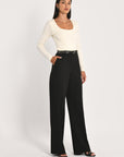 PANTALON TAILORING MATHILDA NOIR PANTALON KOOKAI Mode Kookai