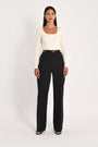 PANTALON TAILORING MATHILDA NOIR PANTALON KOOKAI Mode Kookai