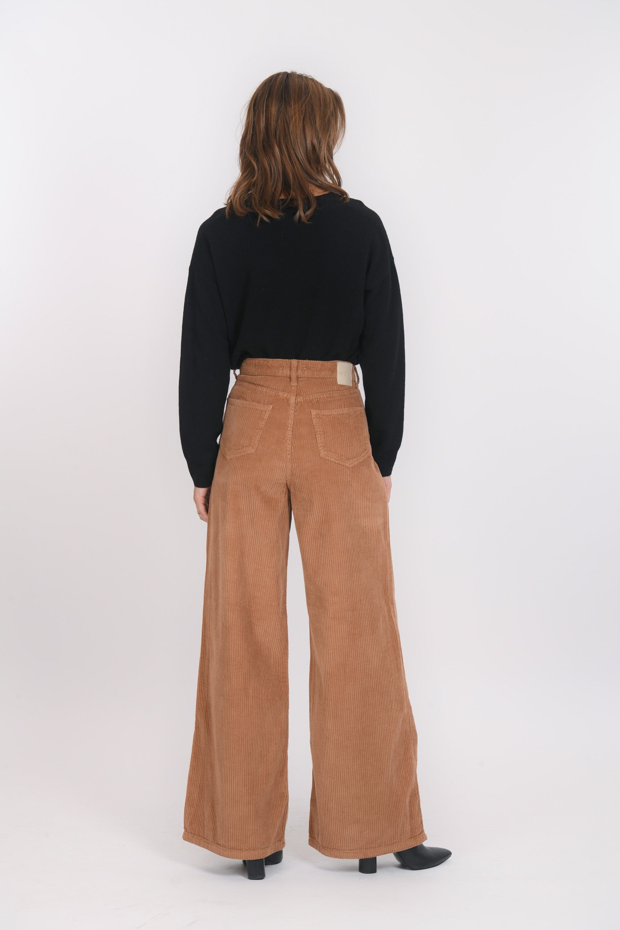 PANTALON VELOURS - BANKS - NOISETTE PANTALON NEW KOOKAI Mode Kookai