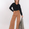 PANTALON VELOURS - BANKS - NOISETTE PANTALON NEW KOOKAI Mode Kookai