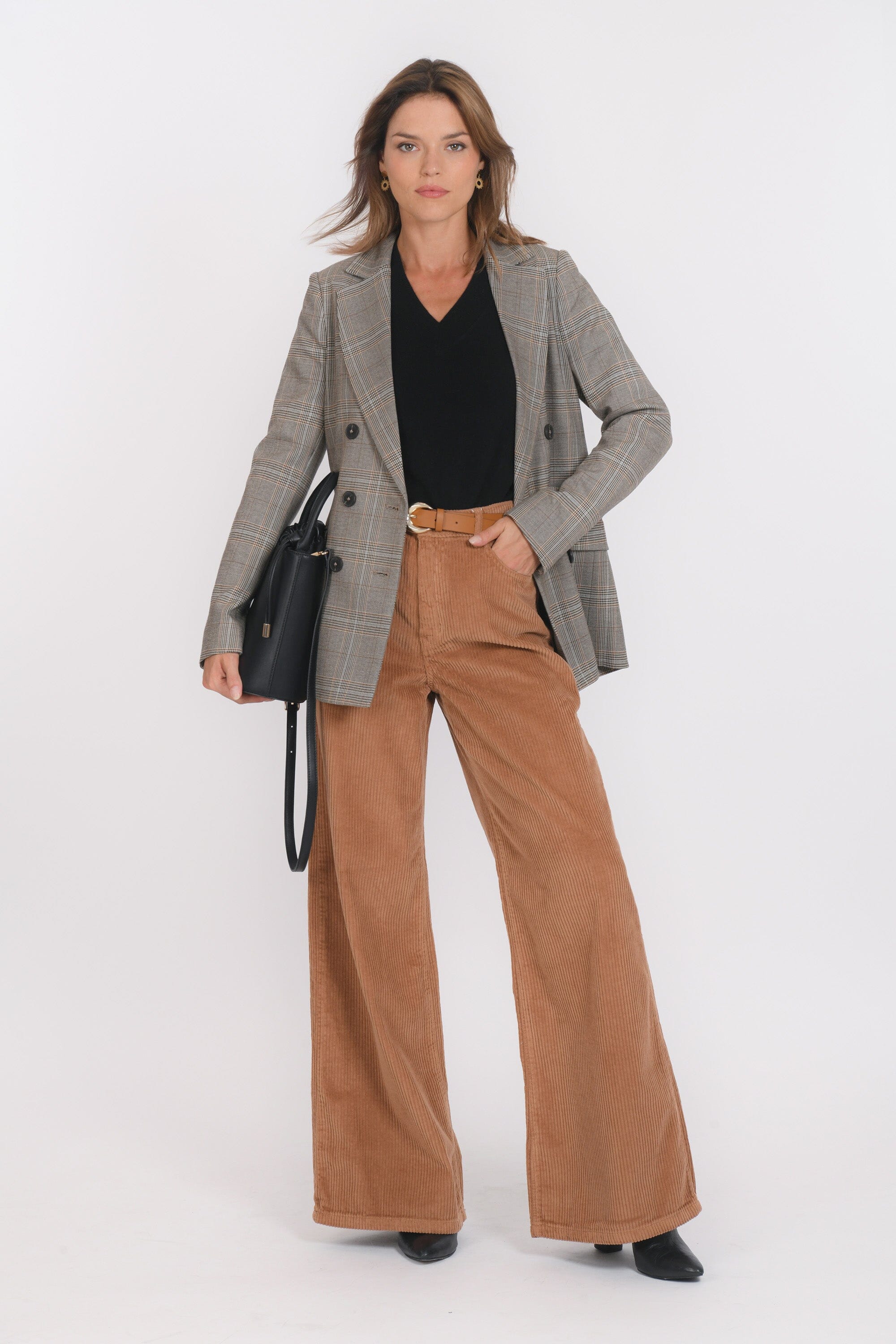 PANTALON VELOURS - BANKS - NOISETTE PANTALON NEW KOOKAI Mode Kookai