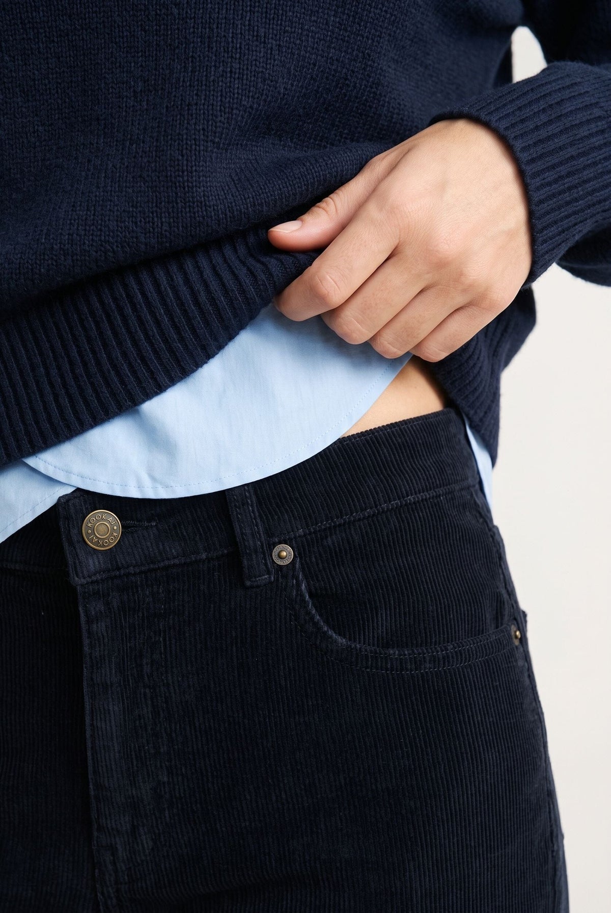 PANTALON VELOURS - DORIA - CARBONE PANTALON SPORTWEAR NEW KOOKAI Mode Kookai