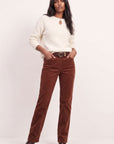 PANTALON VELOURS - DORIA - CHOCOLAT PANTALON SPORTWEAR NEW KOOKAI Mode Kookai
