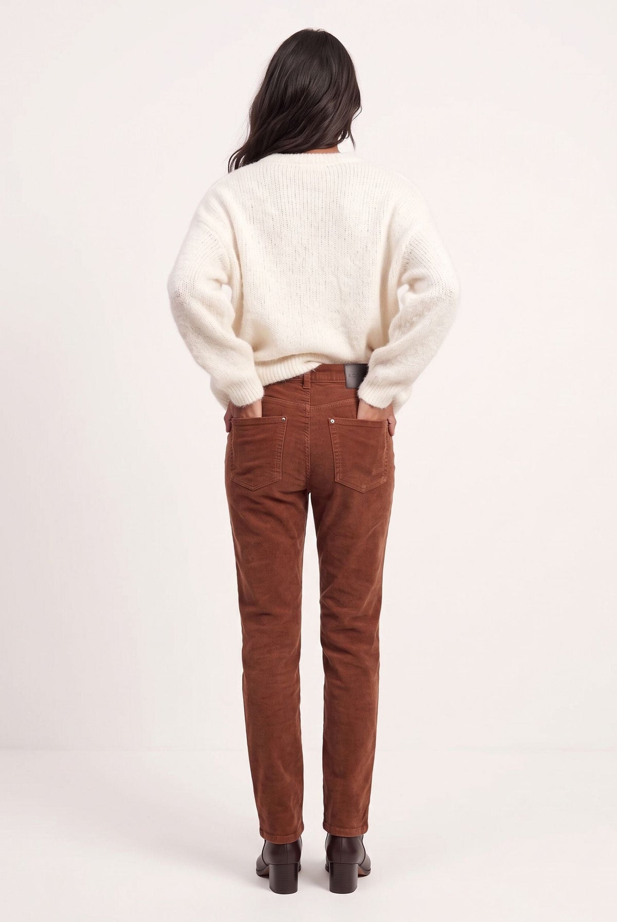 PANTALON VELOURS - DORIA - CHOCOLAT PANTALON SPORTWEAR NEW KOOKAI Mode Kookai