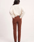 PANTALON VELOURS - DORIA - CHOCOLAT PANTALON SPORTWEAR NEW KOOKAI Mode Kookai