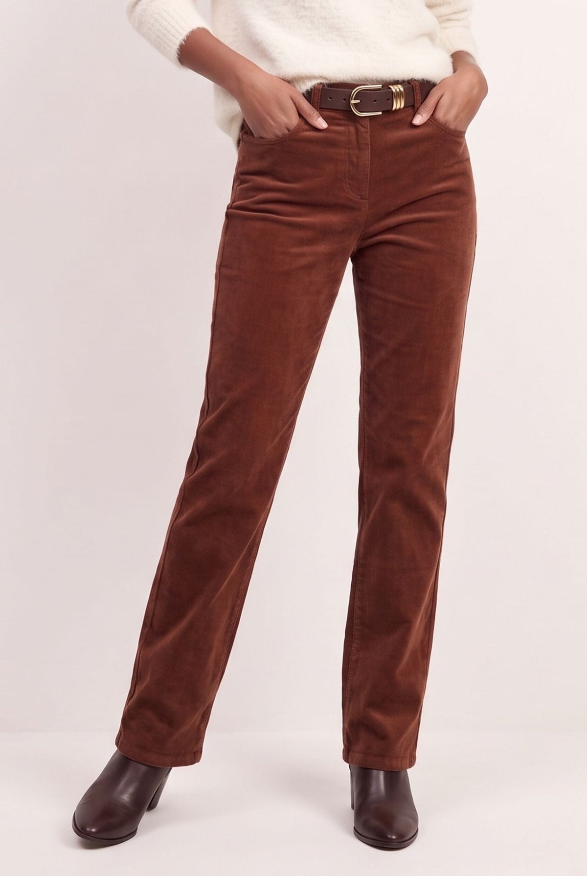 PANTALON VELOURS - DORIA - CHOCOLAT PANTALON SPORTWEAR NEW KOOKAI Mode Kookai