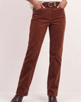PANTALON VELOURS - DORIA - CHOCOLAT PANTALON SPORTWEAR NEW KOOKAI Mode Kookai