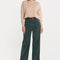 PANTALON FLARE VELOURS SUZANNE BEIGE CLAIR