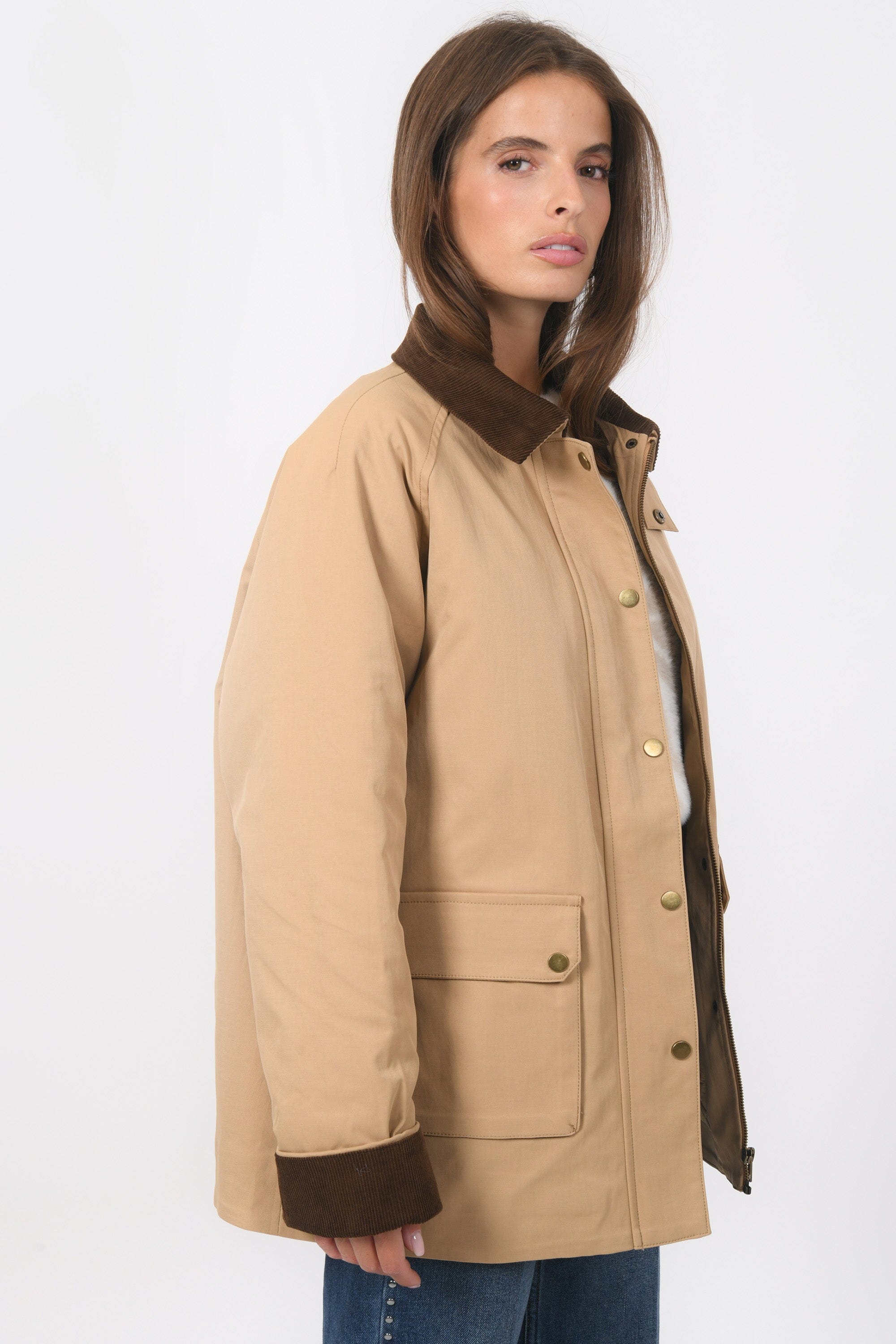 PARKA - BRETT - BEIGE VESTE NEW KOOKAI Mode Kookai