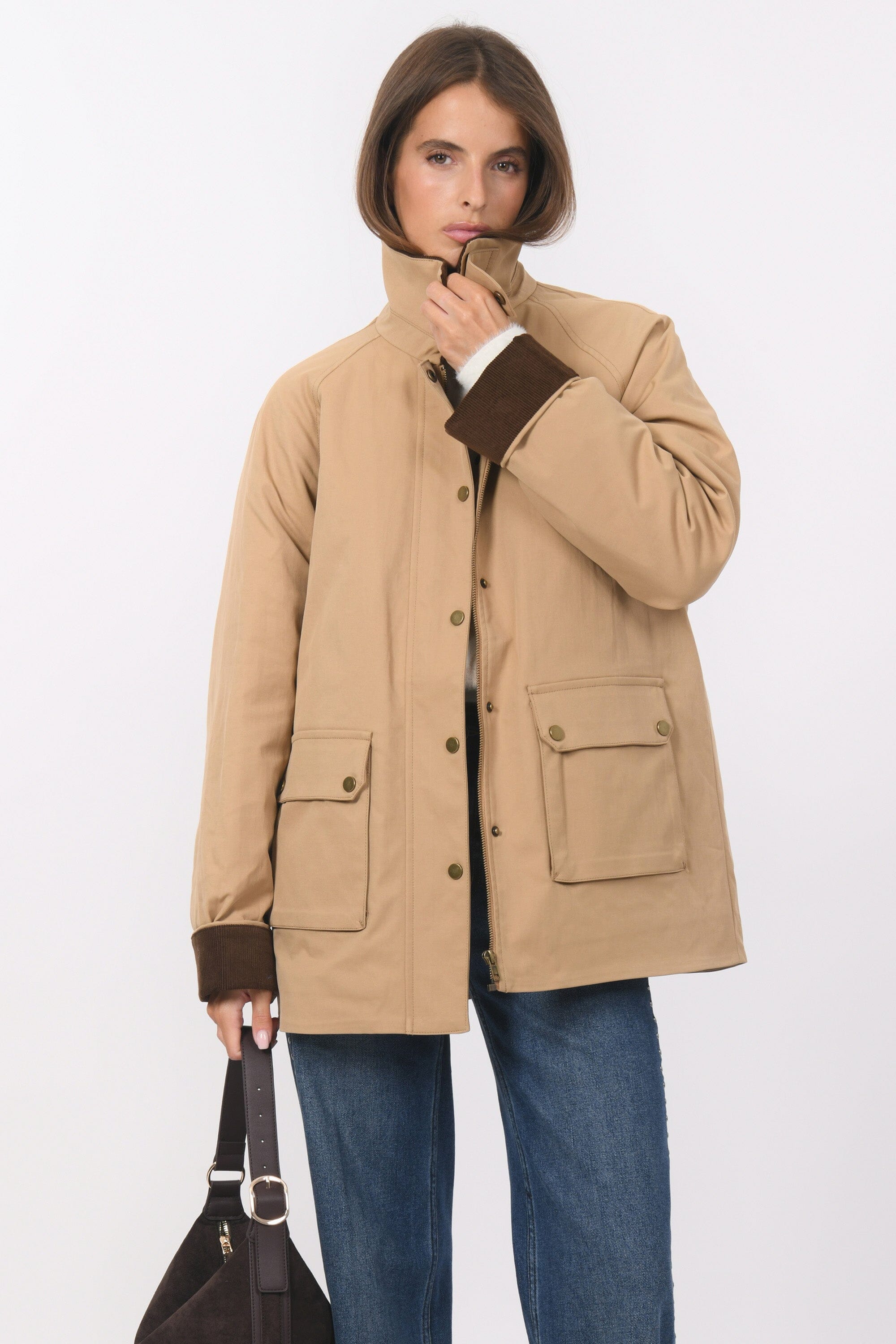 PARKA - BRETT - BEIGE VESTE NEW KOOKAI Mode Kookai