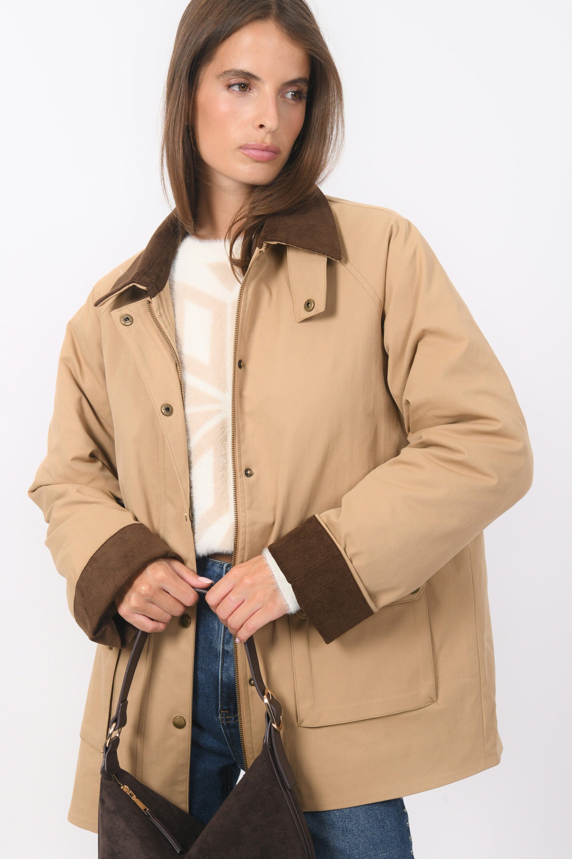 PARKA - BRETT - BEIGE VESTE NEW KOOKAI Mode Kookai