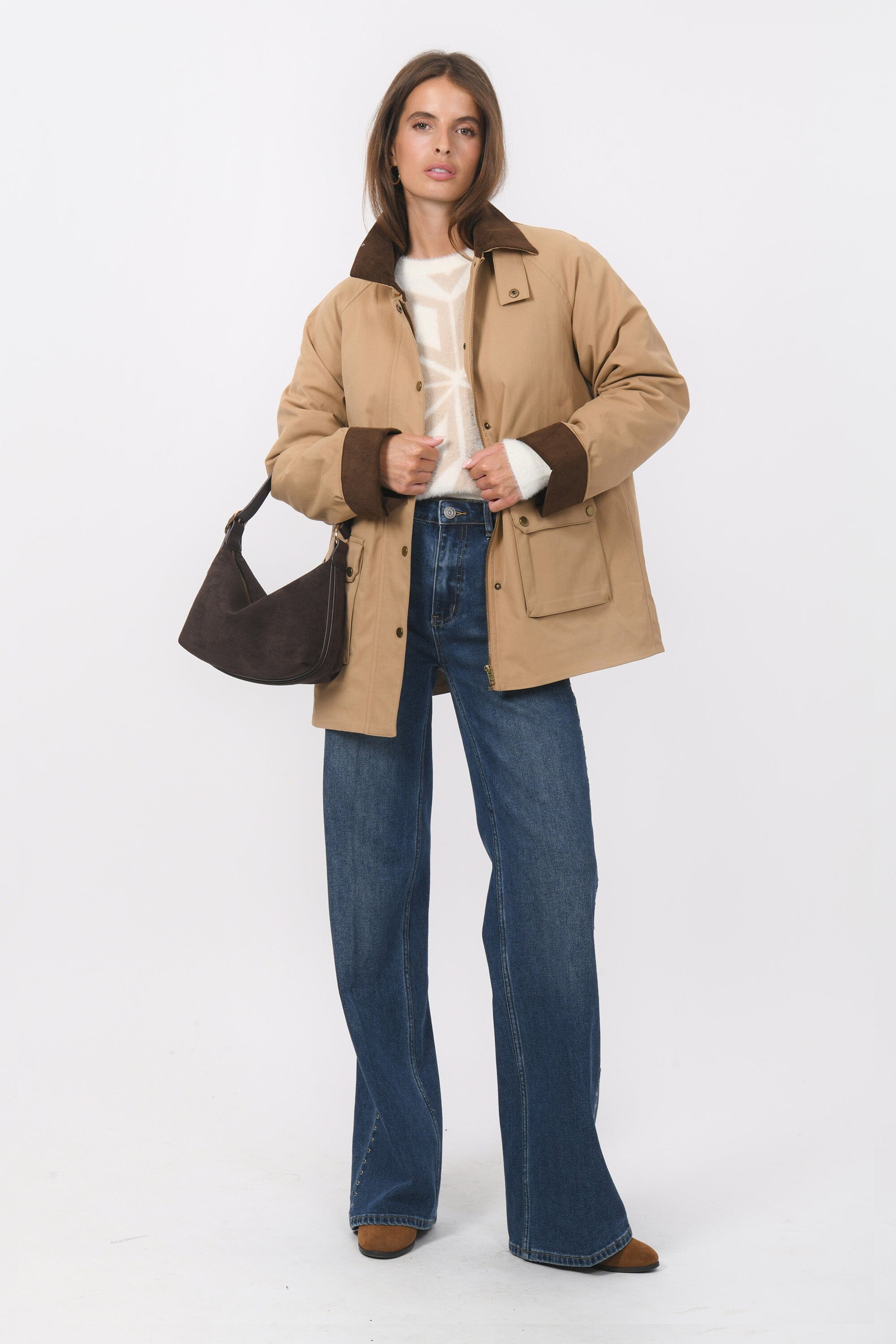 PARKA - BRETT - BEIGE VESTE NEW KOOKAI Mode Kookai