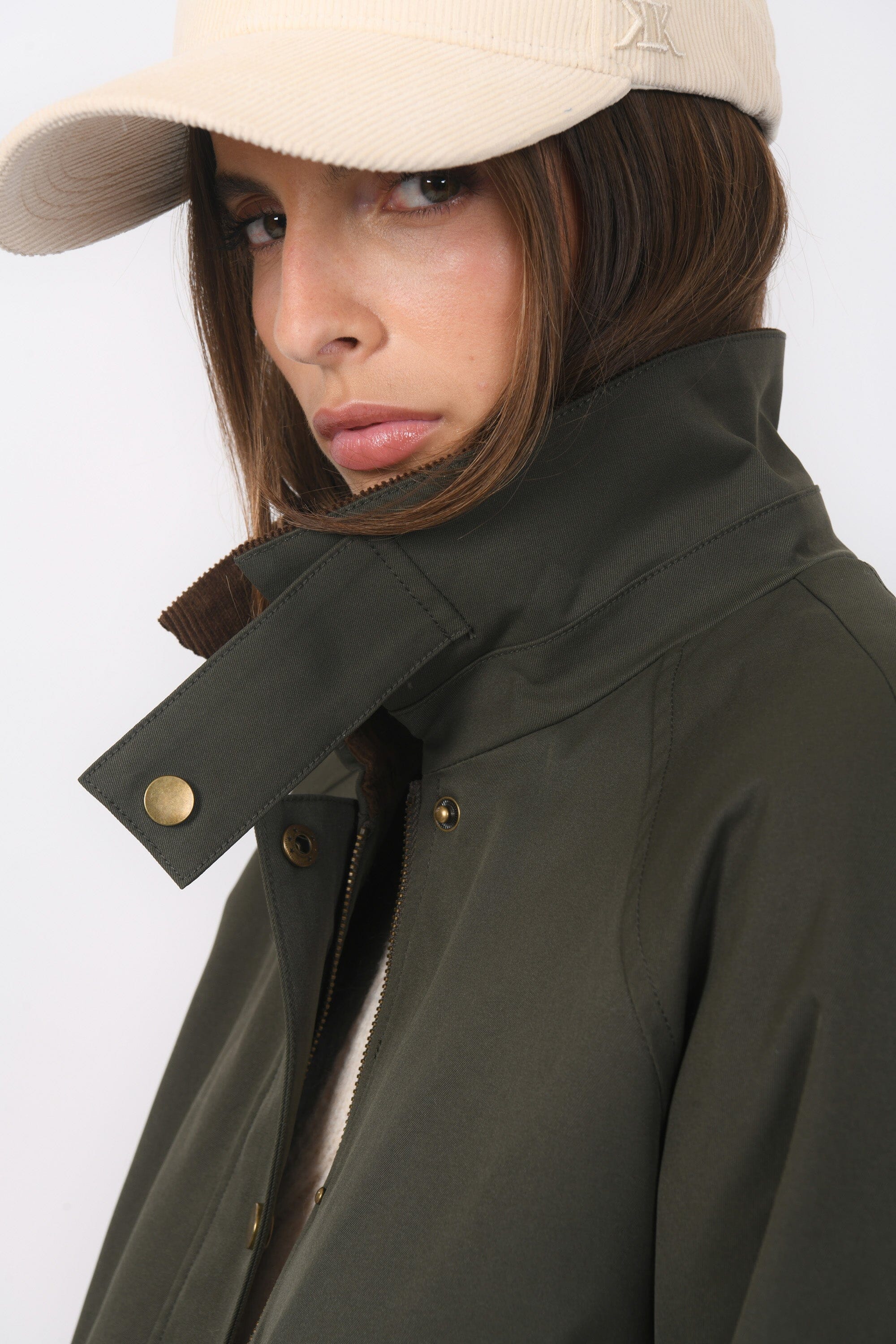 PARKA - BRETT - KAKI VESTE NEW KOOKAI Mode Kookai