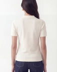 POLO MAILLE - CRISTINA - ECRU PULL NEW KOOKAI Mode Kookai