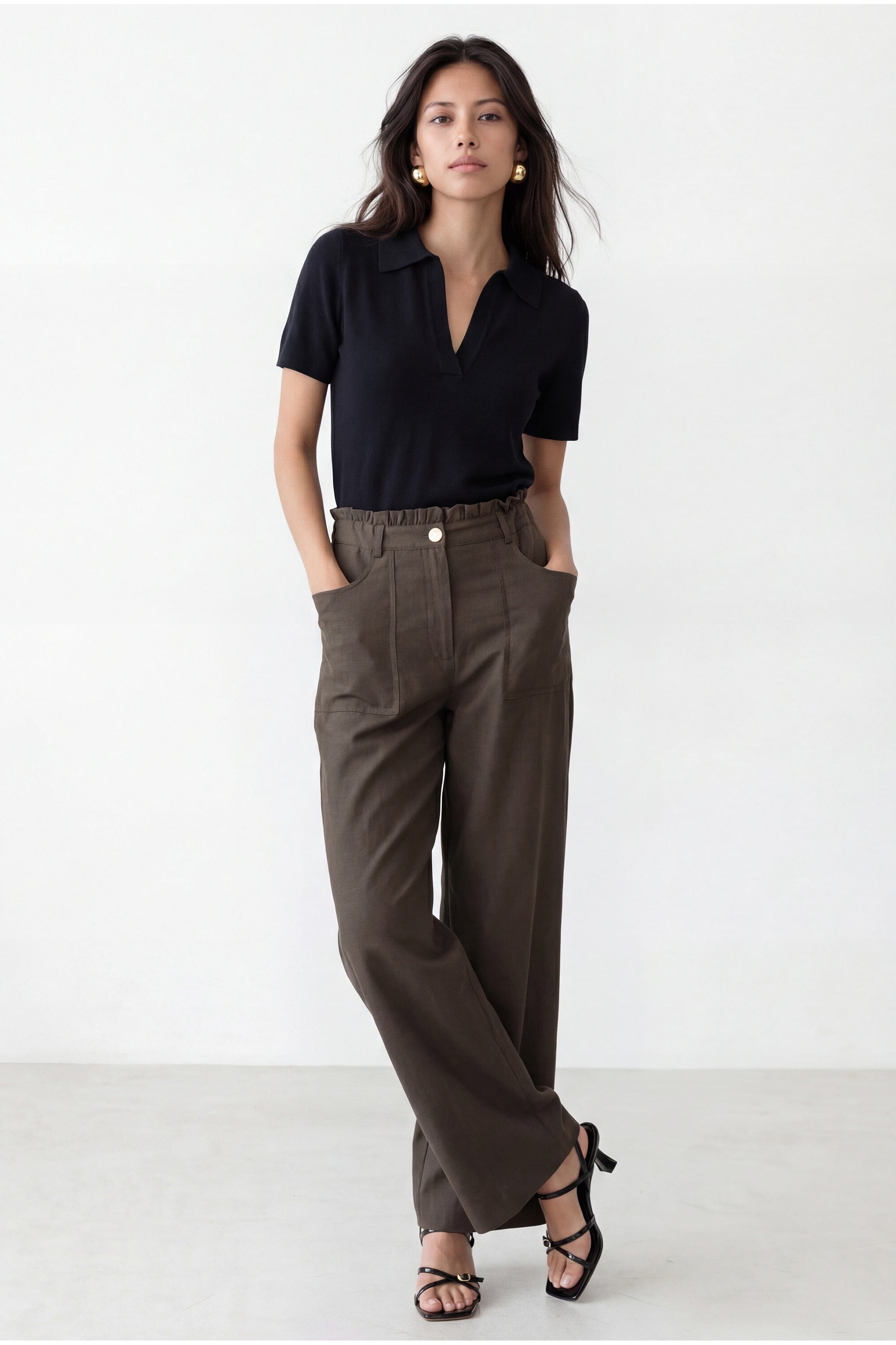 POLO MAILLE - CRISTINA - NOIR PULL NEW KOOKAI Mode Kookai