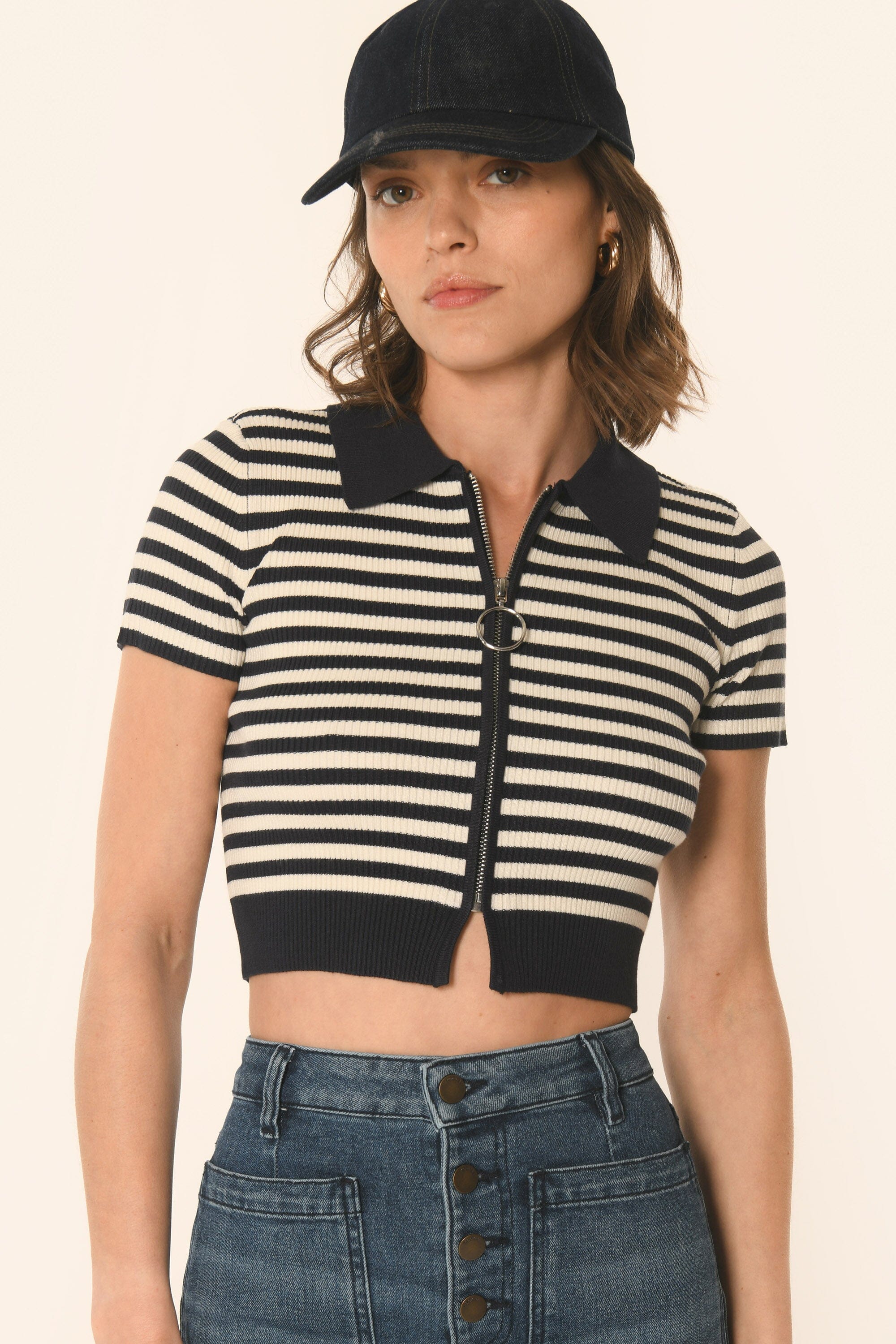 POLO - MARINE/ÉCRU - ATIK PULL KOOKAI Mode Kookai