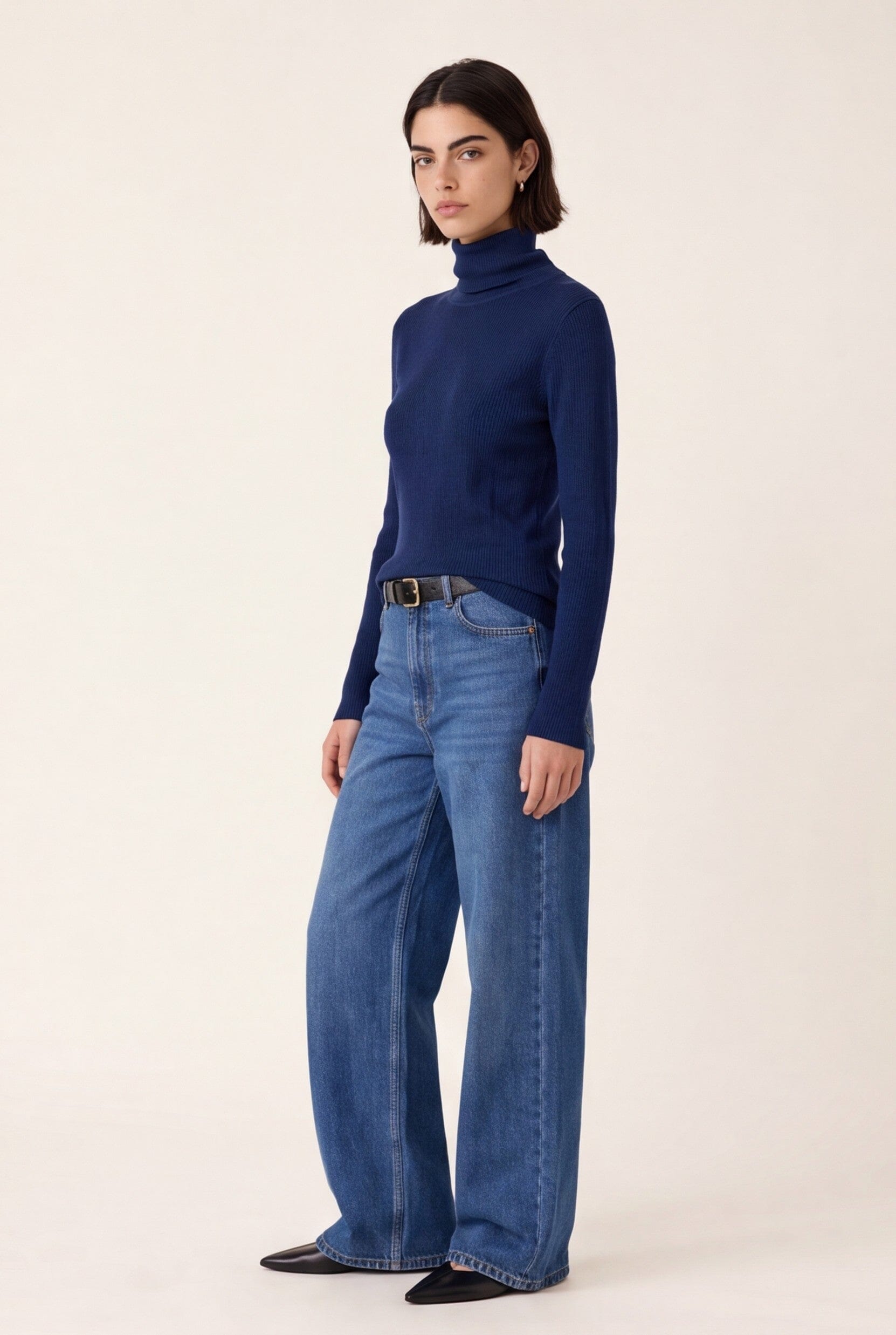 PUL COL ROULE - B-OLYMPE - MARINE PULL NEW KOOKAI Mode Kookai